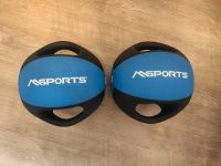 2x Medizinball mit Griffen von MSports, je 5kg Schleswig-Holstein - Norderstedt Vorschau