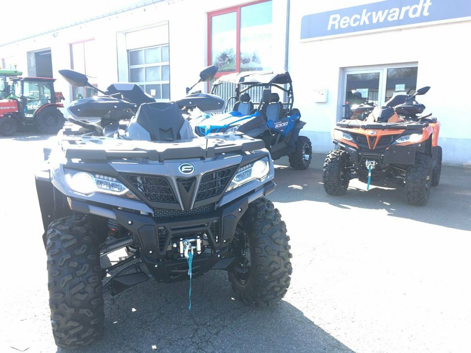 ATV CFMOTO CForce 1000 DLX EPS LOF grau in Lichtenberg/Erzgebirge