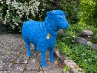 Schaf Blau Gartenfigur Schäfer Bauernhof Lamm Tierfigur Rheinland-Pfalz - Waldbreitbach Vorschau