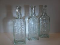 3 Apotheker - Anker - Weissglas - Flaschen um 1900 Thüringen - Wünschendorf Vorschau