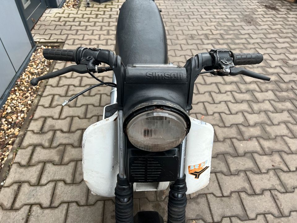 Simson SR50 SR 1990 4-Gang Moped Mofa Roller IFA Star in Osterweddingen