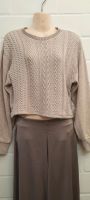 Zara Strickpullover S 36 beige cropped Bayern - Neu Ulm Vorschau