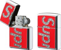 Supreme Swarovski Zippo Red New Supreme Box Logo Feuerzeug Baden-Württemberg - Bietigheim-Bissingen Vorschau