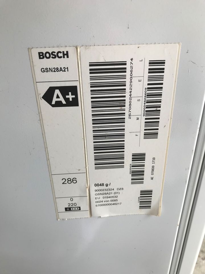 Bosch Gefrierschrank A + in Freising