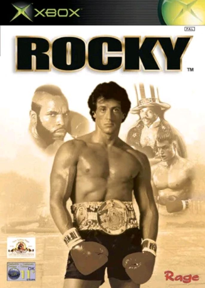 XBOX Spiel Rocky in Laufen