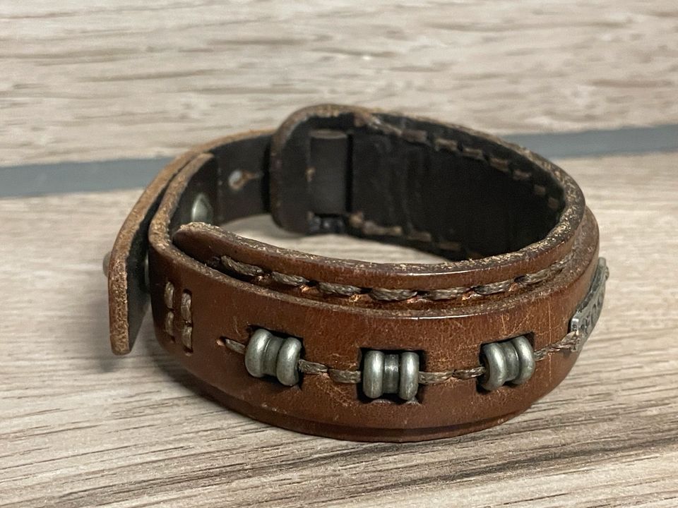 FOSSIL Leder Armband Herren Schmuck in Ellwangen (Jagst)