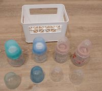 Babyfläschchen 150 ml,babylove/Nuk,Abtropfgestell,Ersatzdeckel Baden-Württemberg - Buchen (Odenwald) Vorschau