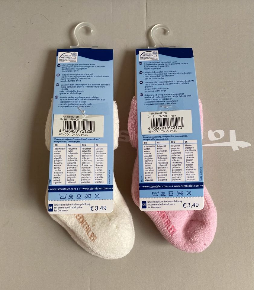 STERNTALER ⭐️ süße Baby Strumpfhose Socken 62 68 für Mädchen rosa in Stadthagen
