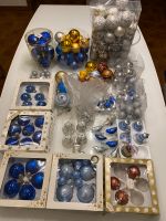 Christbaumschmuck / Kugeln Konvolut Silber/blau Bayern - Mitterfels Vorschau