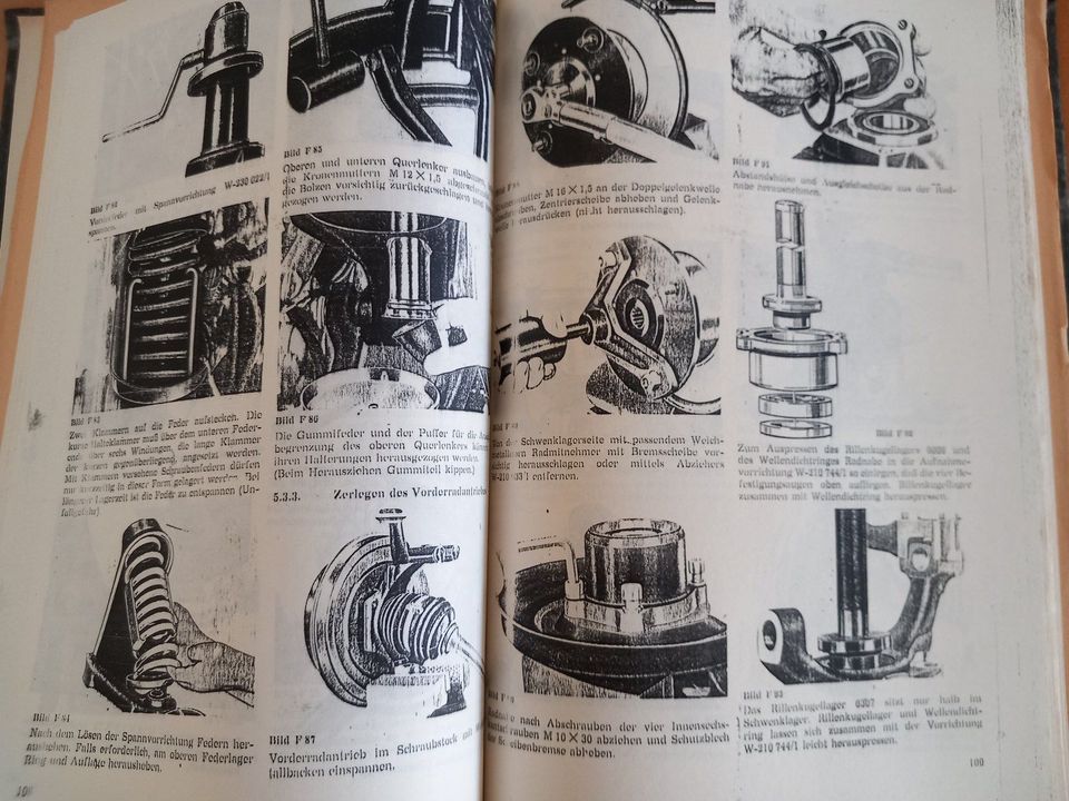 Reparaturhandbuch Wartburg 353W in Dresden