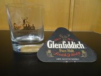 Glenfiddich Whisky Dreieck-Glas + Untersetzer - Rarität Niedersachsen - Hameln Vorschau