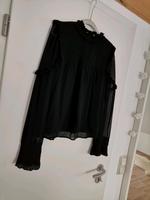 Zara Langarm Bluse Punkte Oberteil schwarz Rüschen S Damen Hessen - Ebsdorfergrund Vorschau