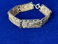 Vintage♥️ Filigran Art Deco Armband 835 Silber Antik Handarbeit Rheinland-Pfalz - Worms Vorschau