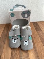 Impidimpi Baby Krabbelschuhe - Rindsveloursleder grau 12- 18 Mon. Rheinland-Pfalz - Worms Vorschau