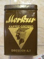 Dresden riesige  Kaffeedose Merkur Sachsen - Doberschau Vorschau