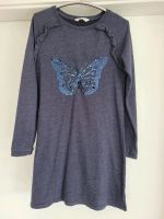 Kleid langarm H&M 158/164 Winter Pailetten Schmetterling blau Baden-Württemberg - Amtzell Vorschau