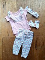 Set Body Hose Stirnband Daddy'girl rosa floral Bayern - Erlangen Vorschau