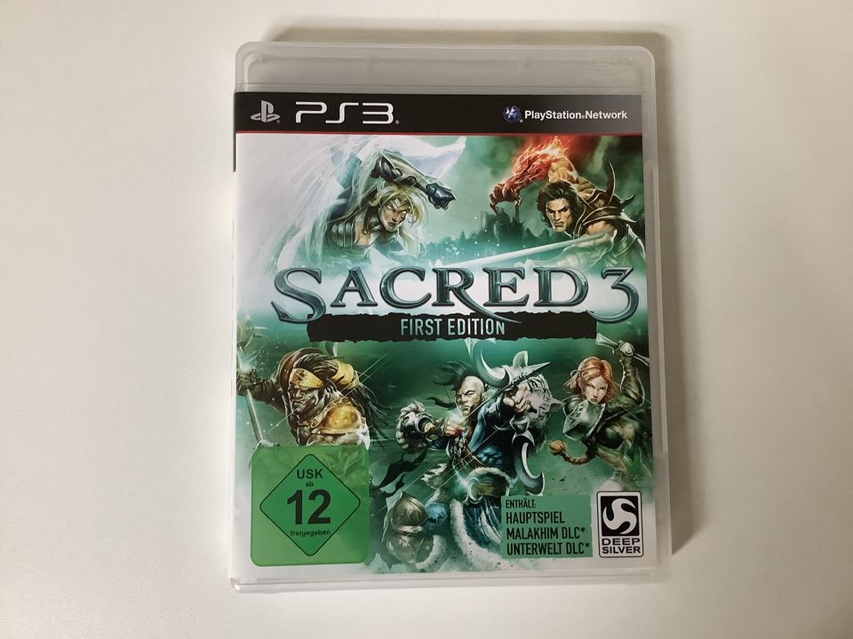 PS3: Sacred 3 First Edition in OVP mit Anleitung in Freiburg im Breisgau