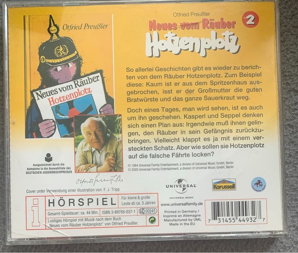 Neues vom Räuber Hotzenplotz - Folge 2 CD Hörspiel in Lörrach