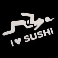 I love Sushi Auto Aufkleber Tuning Sticker bomb Bayern - Stein Vorschau