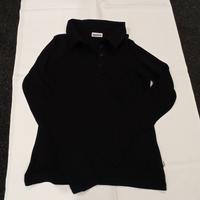 schwarzes langärmeliges Poloshirt Gr.36 Niedersachsen - Müden Vorschau