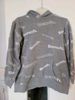 Hoodie von Bench Gr. 158 hellgrau Sachsen-Anhalt - Magdeburg Vorschau