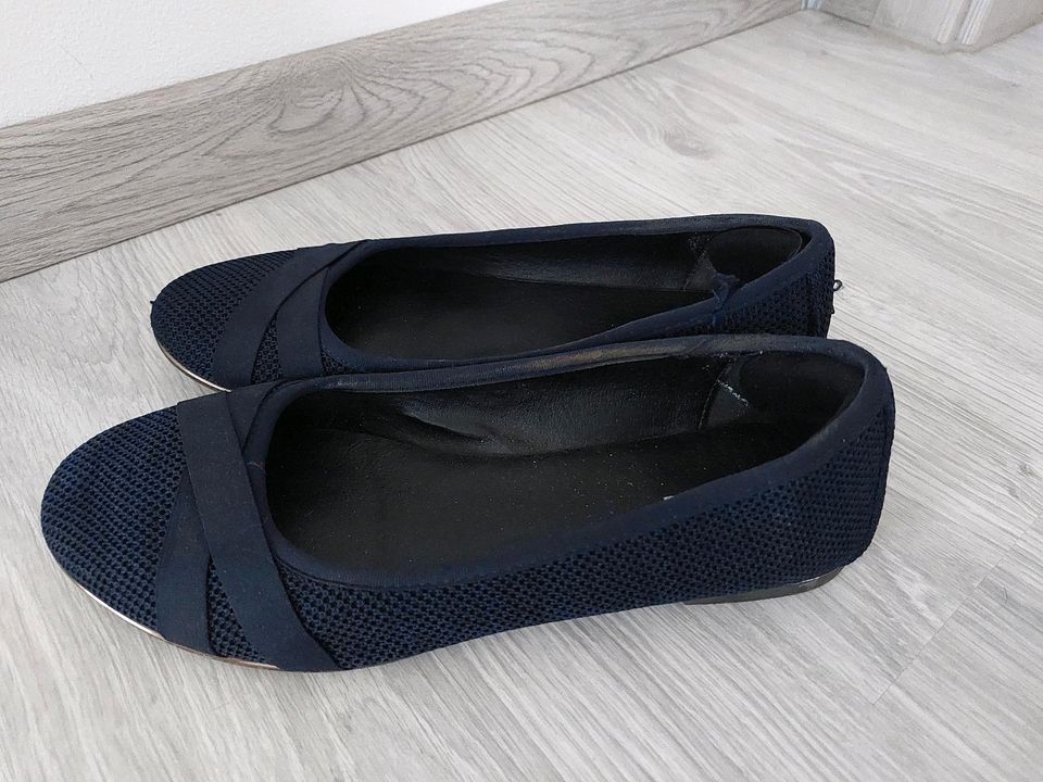 Blaue Ballerina Schuhe gr 38 in Mittenwalde