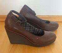 * TOP * TOMMY HILFIGER Wedges Pumps 37 braun Bayern - Bad Aibling Vorschau