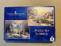 Puzzle 1000 Teile - T. Kinkade 57496 - Im Mondlicht Winterliches Wandsbek - Hamburg Sasel Vorschau
