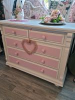 ⚘️⚘️Shabby Chic Schubladenkommode/ Kommode weiß rosa ⚘️⚘️ Nordrhein-Westfalen - Herne Vorschau