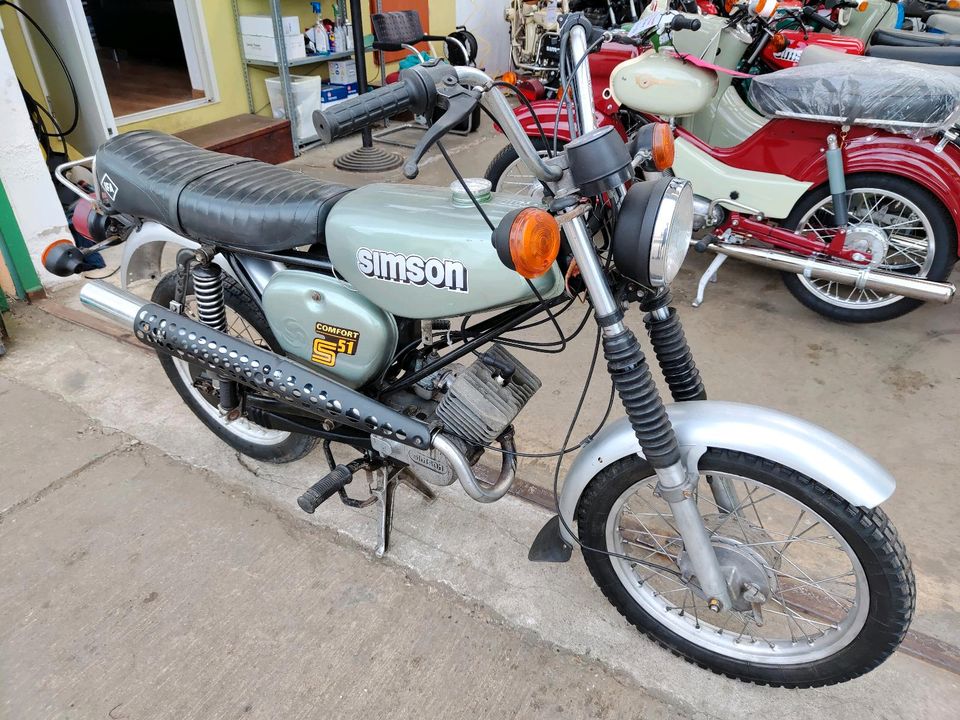 Simson S51 Enduro 4-gang Nr.: A1311 Standort Weinböhla in Weinböhla