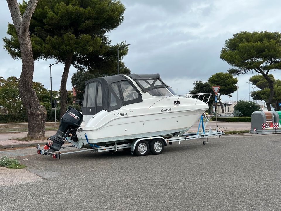 Saver 650 Cabin mit Suzuki DF140 & Ohlmeier Trailer in Wardenburg