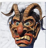 Krampusmaske Perchtenmaske Holzmaske Bayern - Kiefersfelden Vorschau