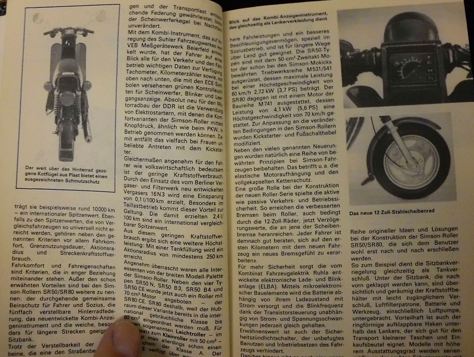 Buch MZ ETZ 250 F DDR Volkspolizei VOPO VP IFA ZIL Simson SR 50 A in Beverungen