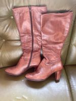 Lederstiefel braun elegant Absatz lavorazione artigiana Nordrhein-Westfalen - Herten Vorschau