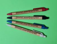 Personalisierter Bambus Kugelschreiber als Geschenk Hessen - Herborn Vorschau