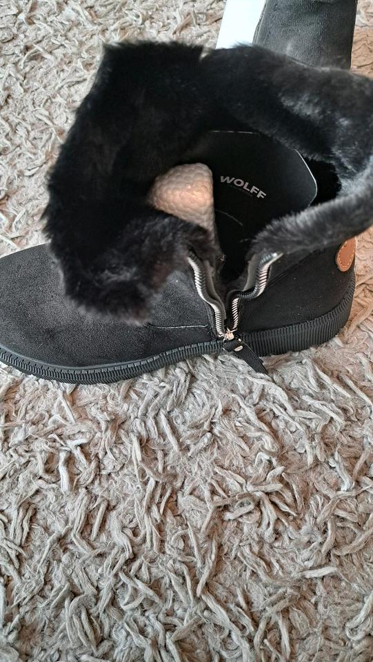 UNGETRAGEN! Damen Winterschuhe - Marke Wolffashion in Rheinböllen