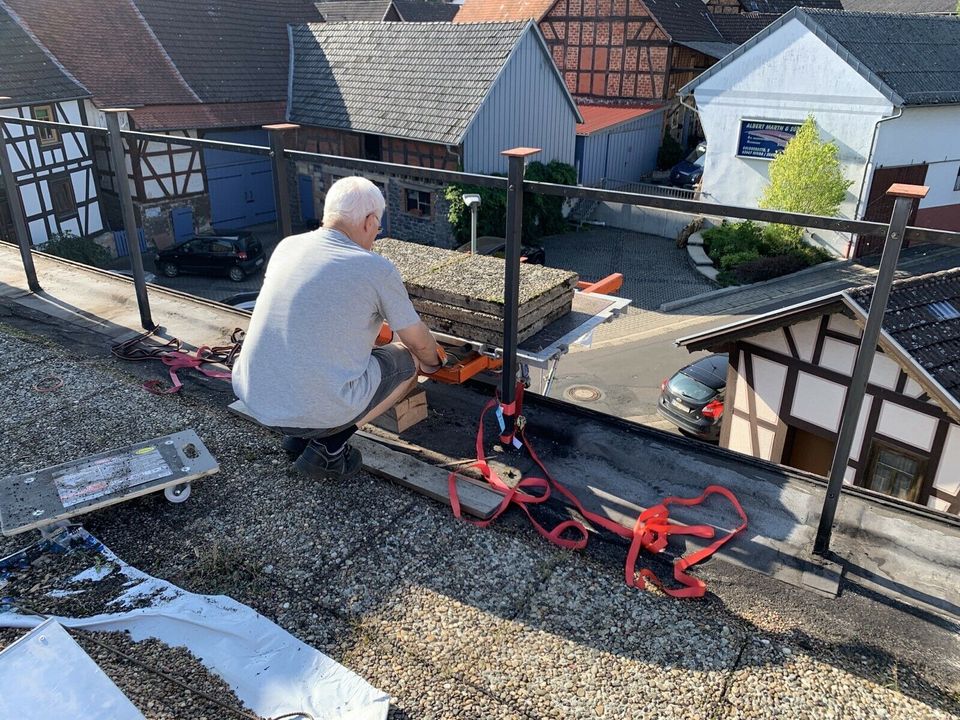 Stecklift Schrägaufzug Bauaufzug Lastenaufzug mieten GEDA in Hirzenhain