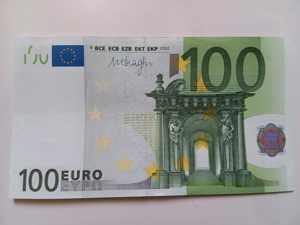 Alter 100€ Schein mit Druckfehler in Besigheim