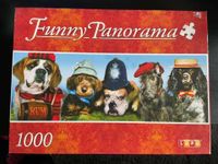 Lupu 1000 Teile Puzzle Funny Panorama Hunde mit Hut Niedersachsen - Heidenau Vorschau