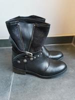 Buffalo London Biker Boots Stiefeletten schwarz Innenkeil Gr.38 Bayern - Ebermannstadt Vorschau