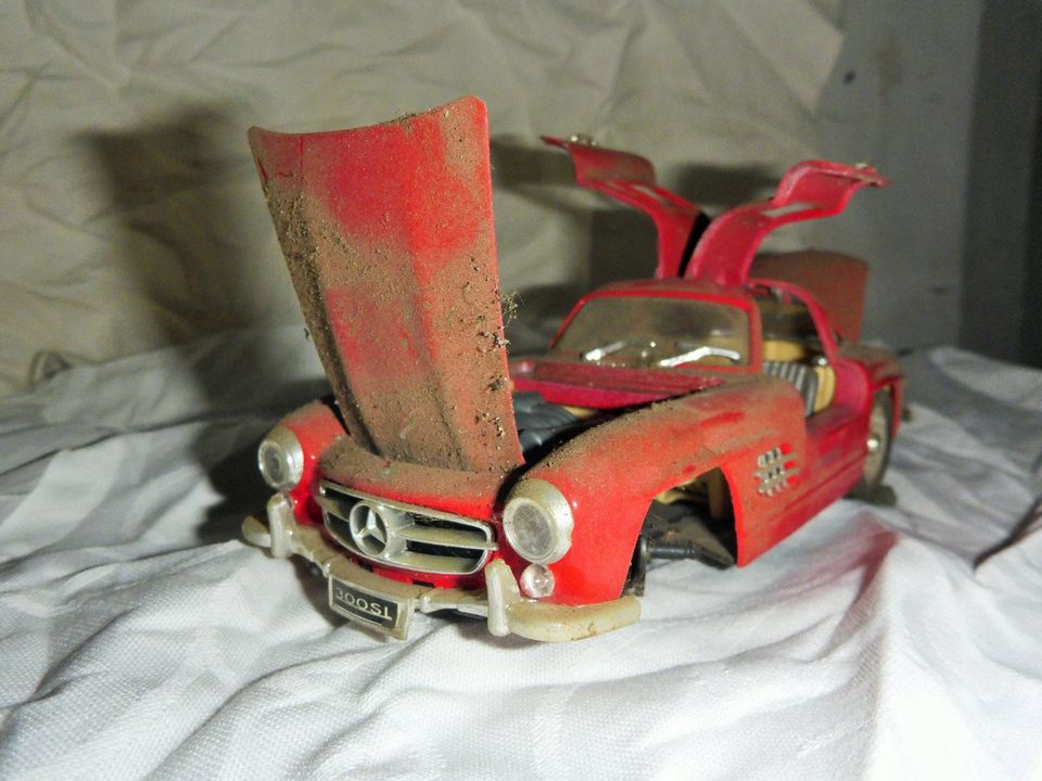 MERCEDES 300 SL 1954 Modell 1:24 Echter Scheunenfund in Edemissen