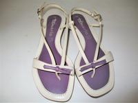 Tamaris Gr.36 Damen Zehentrenner Sandalette Sandale beige flieder Sachsen - Groitzsch Vorschau