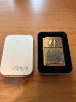 Zippo Feuerzeug goldfarben mit Zippo Garantie Hessen - Merenberg Vorschau