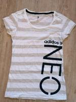 Adidas Neo TShirt, grau/weiß gestreift Gr XS Hessen - Bad Hersfeld Vorschau