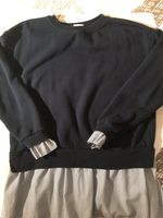 zara Sweatshirt mit Bluseneinsatz blau 164 Hamburg-Nord - Hamburg Winterhude Vorschau