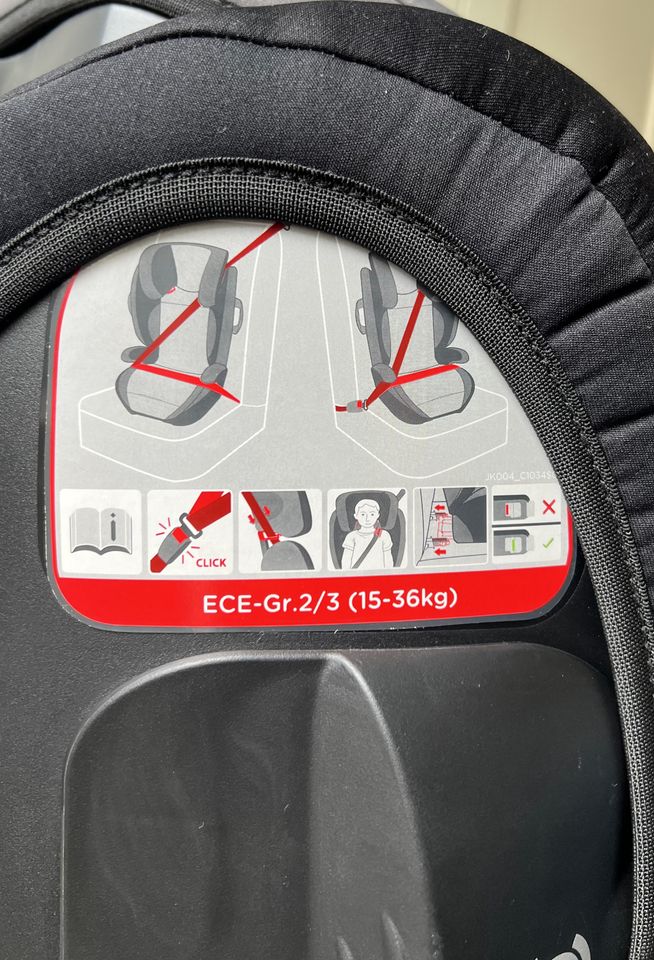 Autokindersitz Joie Duallo Isofix Größe 2/3 4-12 Jahre neuwertig in Hanau