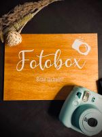 Holzschild Hochzeit Fotobox Candybar Gästebuch Hochzeitstanz Baden-Württemberg - Wain Vorschau