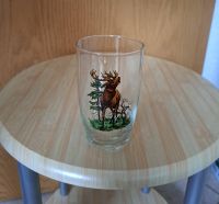 Motiv-Glas mit Hirsch, Trinkglas mit schönem Motiv, Selbstabholun Sachsen-Anhalt - Merseburg Vorschau