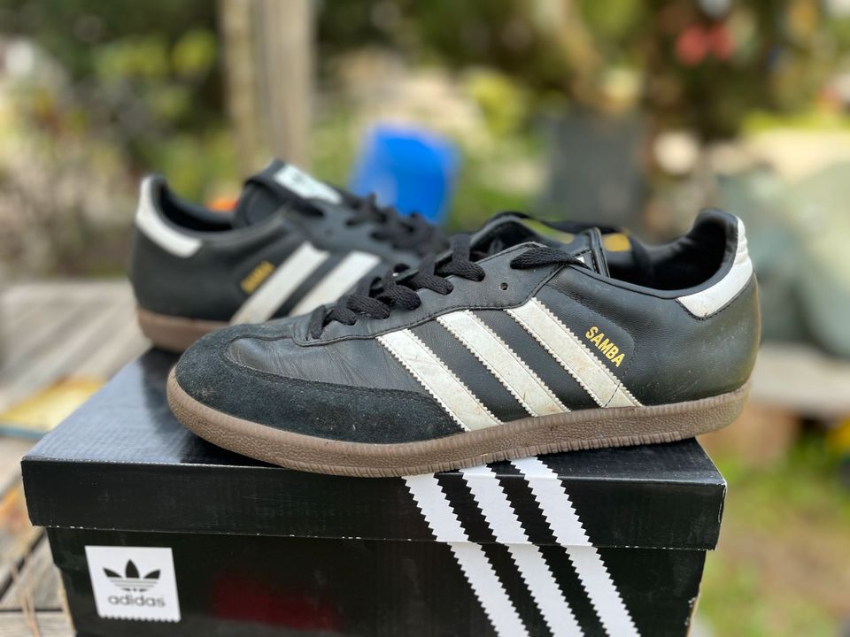 Adidas‘ Samba og schwarz us10 eu44 vintage in Bad Boll